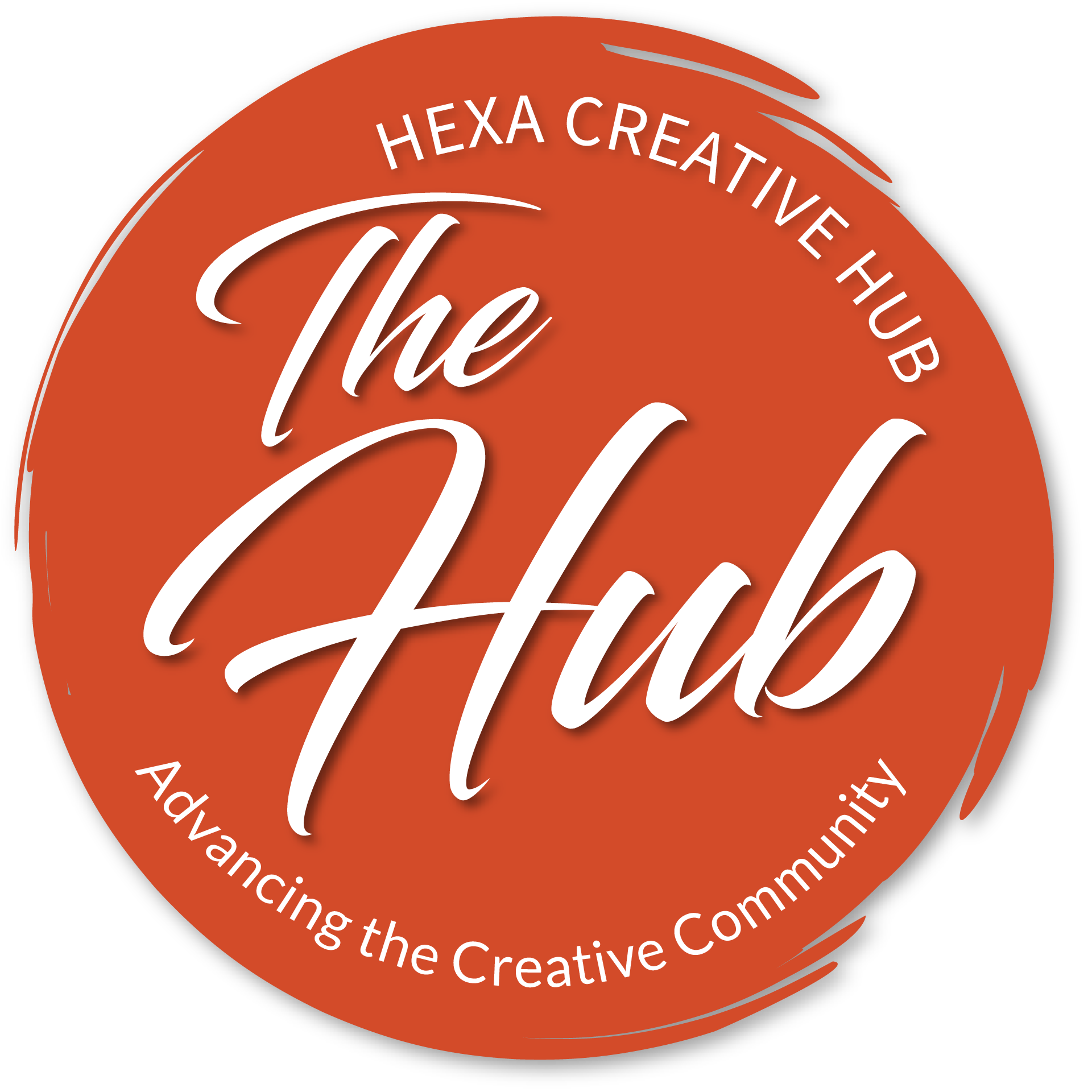 hexa creative hub logo stamp